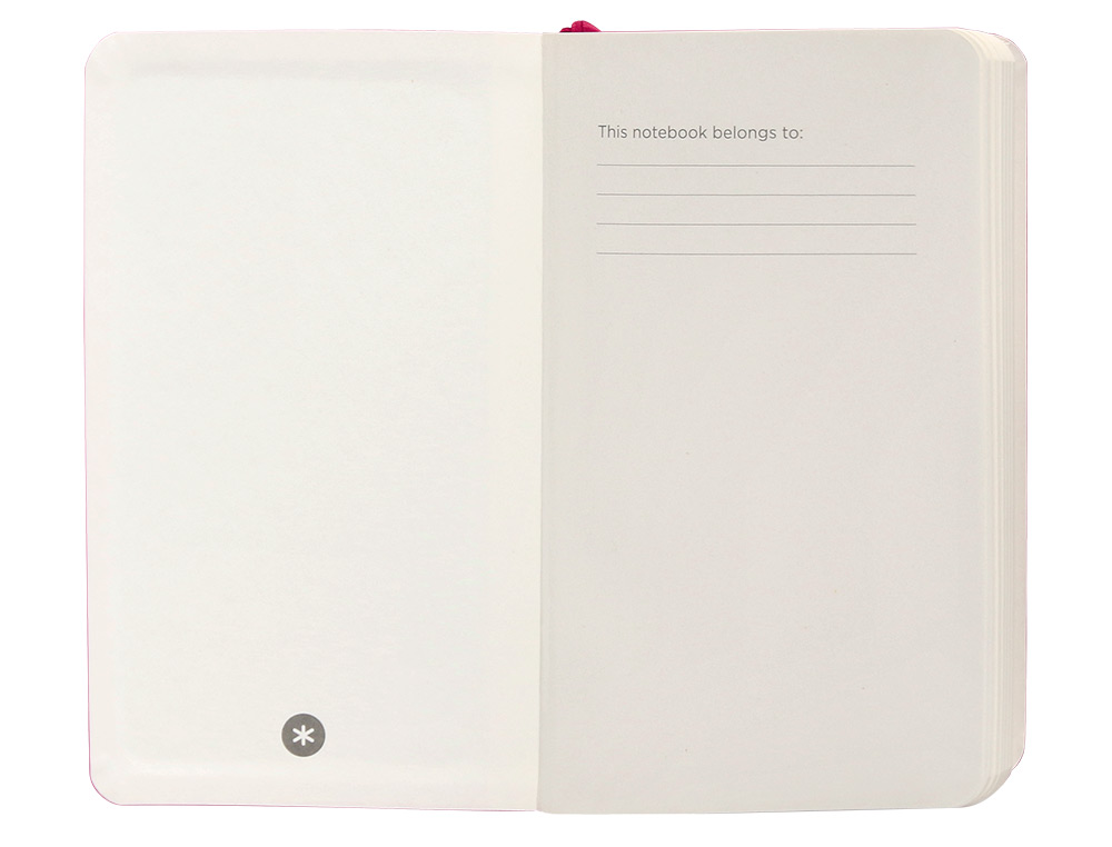 CUADERNO CON GOMILLA ANTARTIK NOTES TAPA BLANDA A6 HOJAS LISAS BURDEOS 100 HOJAS 80 GR FSC