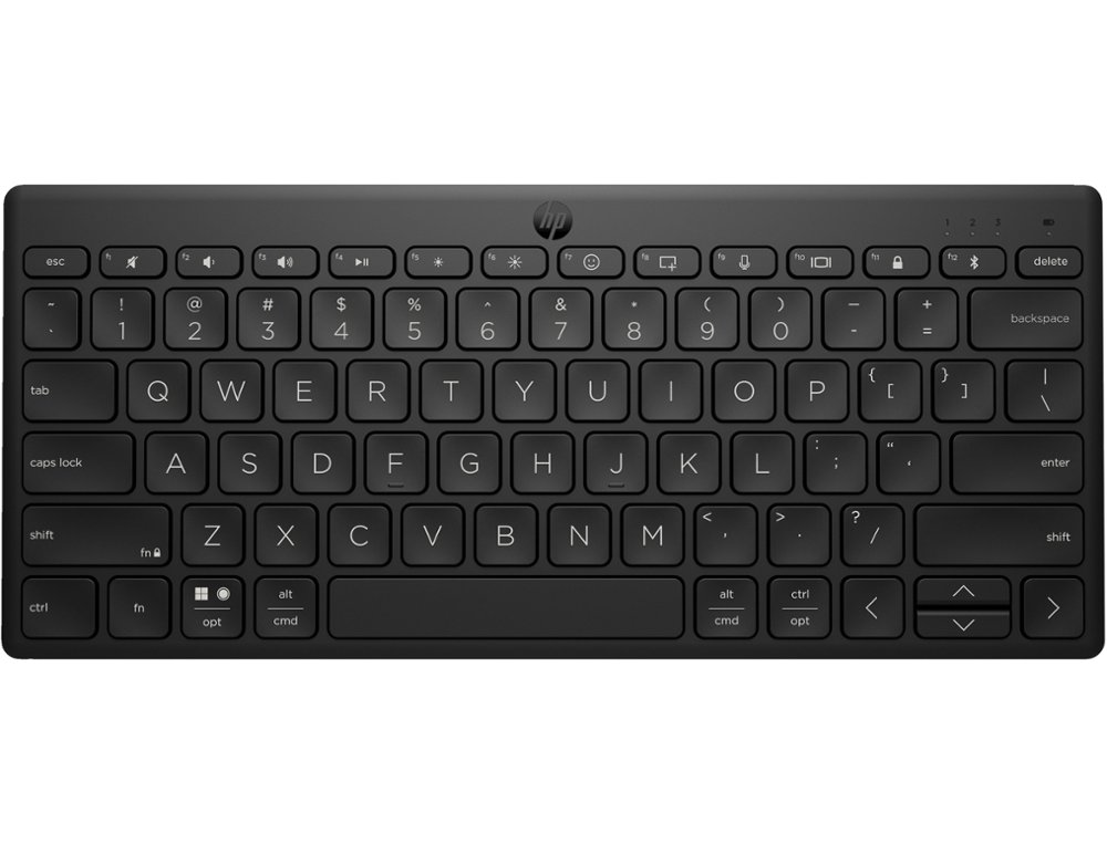 TECLADO HP 355 MULTIDISPOSITIVO BLUETOOTH INALAMBRICO COLOR NEGRO