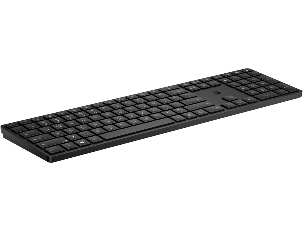 TECLADO HP 455 PROGRAMABLE INALAMBRICO ILUMINACION RGB COLOR NEGRO