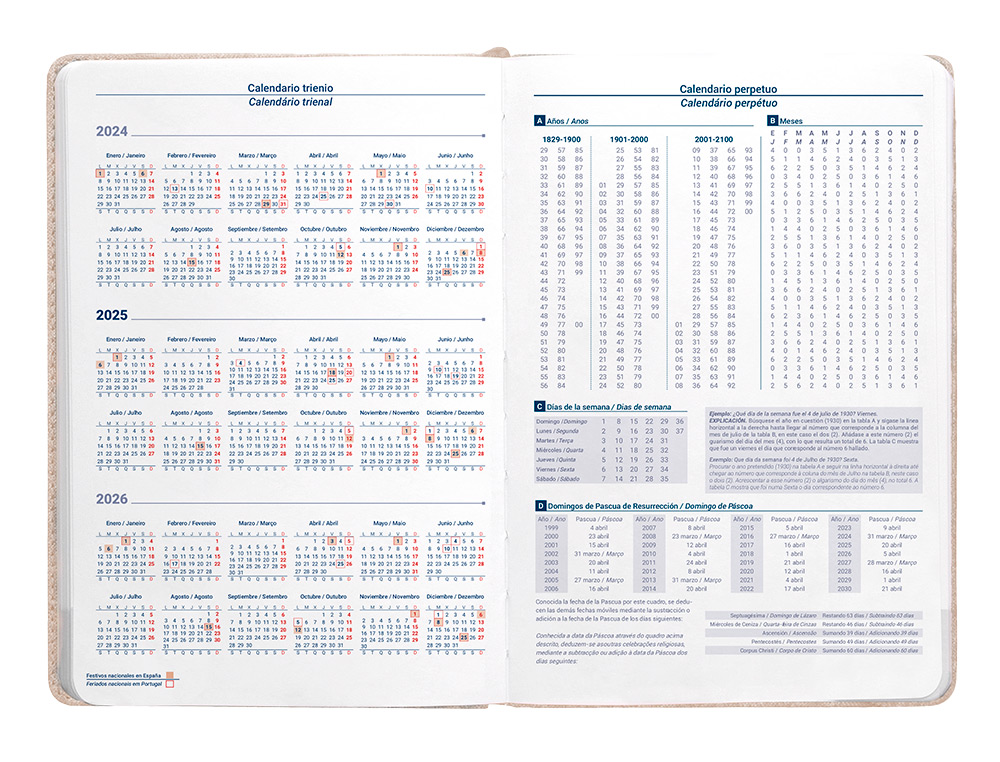 AGENDA ENCUADERNADA LIDERPAPEL SARIA A5 2025 DIA PAGINA COLOR GRIS PAPEL 70 GR
