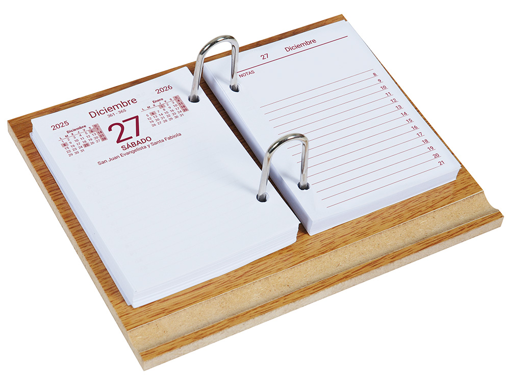 BLOC BUFETE LIDERPAPEL 2025 DIA PAGINA 80X110 MM PAPEL 80 GR