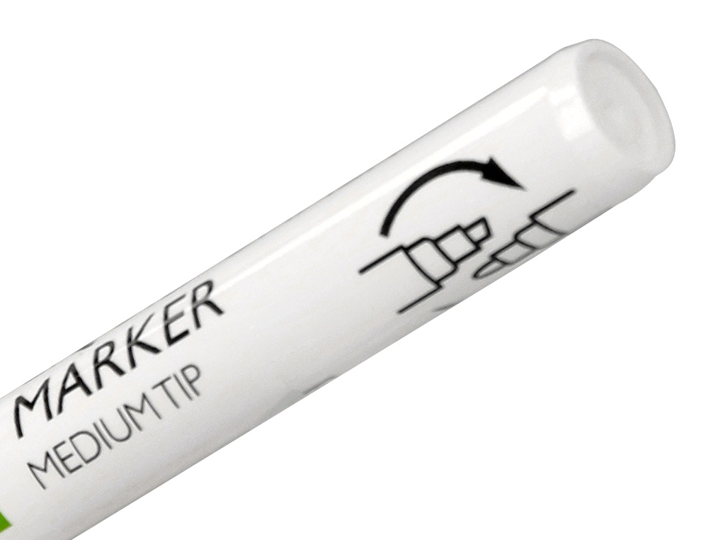 ROTULADOR Q-CONNECT TIZA LIQUIDA PUNTA REDONDA TRAZO 3 MM CAJA DE 4 UNIDADES COLOR BLANCO