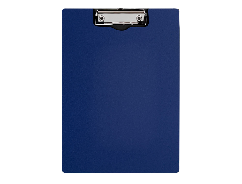 CARPETA Q-CONNECT MINICLIP SUPERIOR DIN A4 PLASTICO 50% RECICLADO AZUL GROSOR 2,1 MM