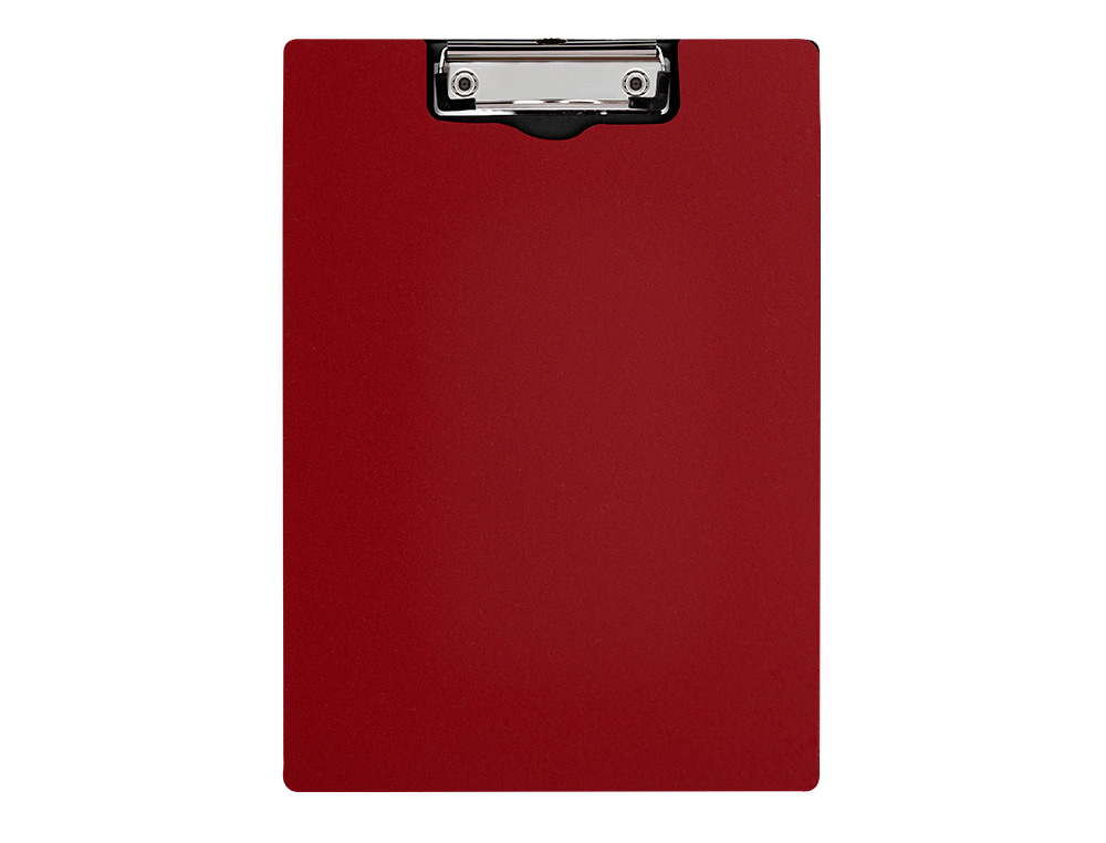 CARPETA Q-CONNECT MINICLIP SUPERIOR DIN A4 PLASTICO 50% RECICLADO ROJO GROSOR 2,1 MM