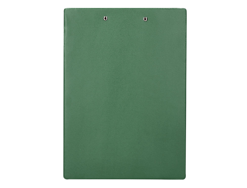 CARPETA Q-CONNECT MINICLIP SUPERIOR DIN A4 PLASTICO 50% RECICLADO VERDE OLIVA GROSOR 2,1 MM