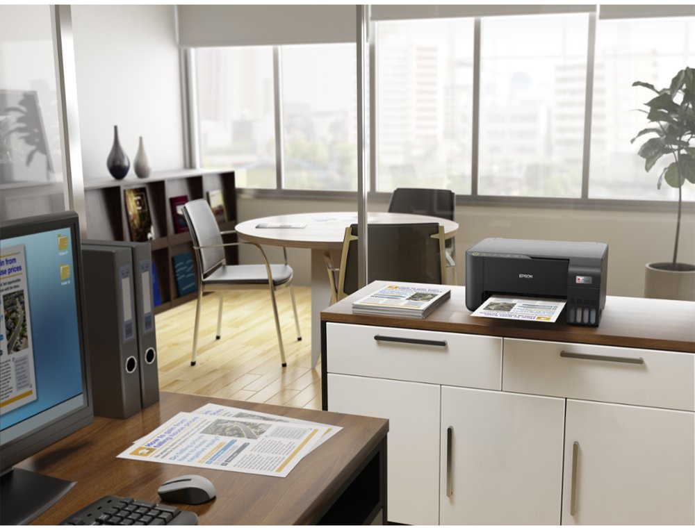 EQUIPO MULTIFUNCION EPSON ECOTANK ET-2860 TINTA COLOR DIN A4 33 PPM NEGRO / 15 PPM COLOR WIFI IMPRESORA ESCANER