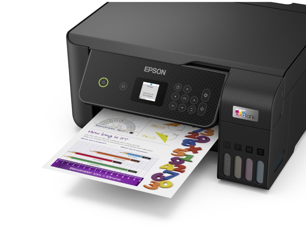 EQUIPO MULTIFUNCION EPSON ECOTANK ET-2870 TINTA COLOR DIN A4 33 PPM NEGRO / 15 PPM COLOR WIFI IMPRESORA ESCANER