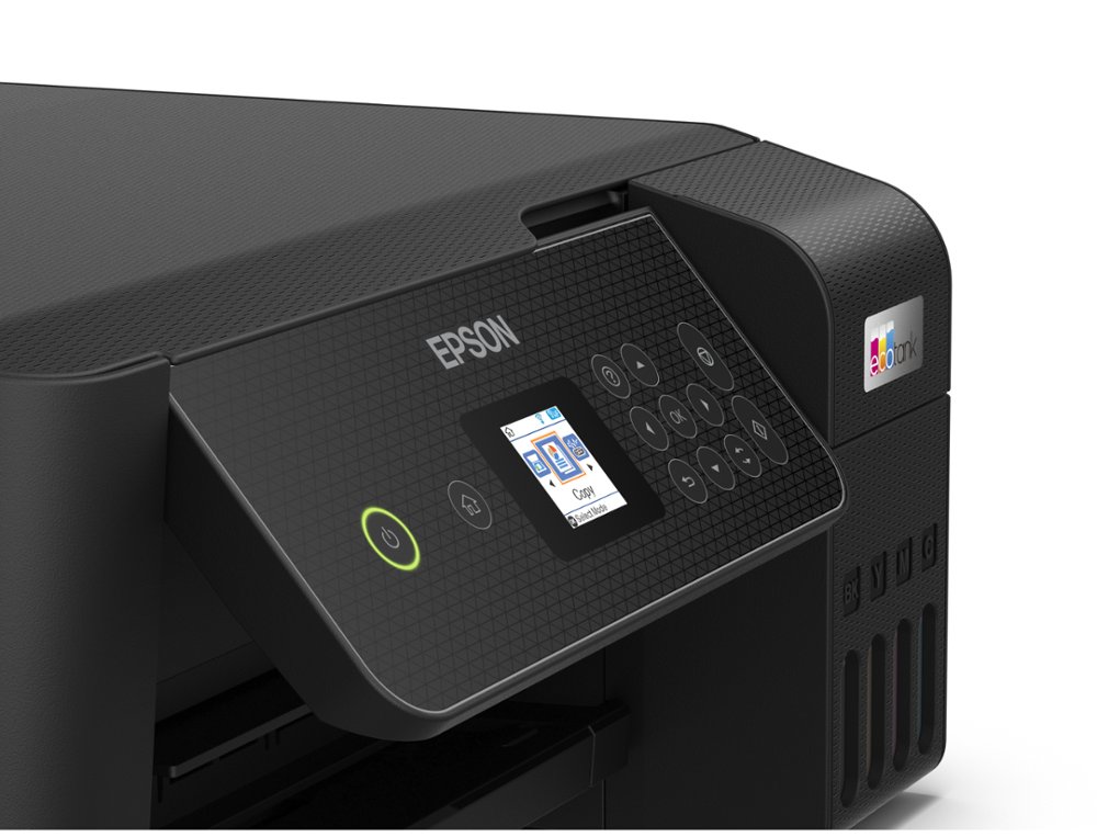 EQUIPO MULTIFUNCION EPSON ECOTANK ET-2870 TINTA COLOR DIN A4 33 PPM NEGRO / 15 PPM COLOR WIFI IMPRESORA ESCANER