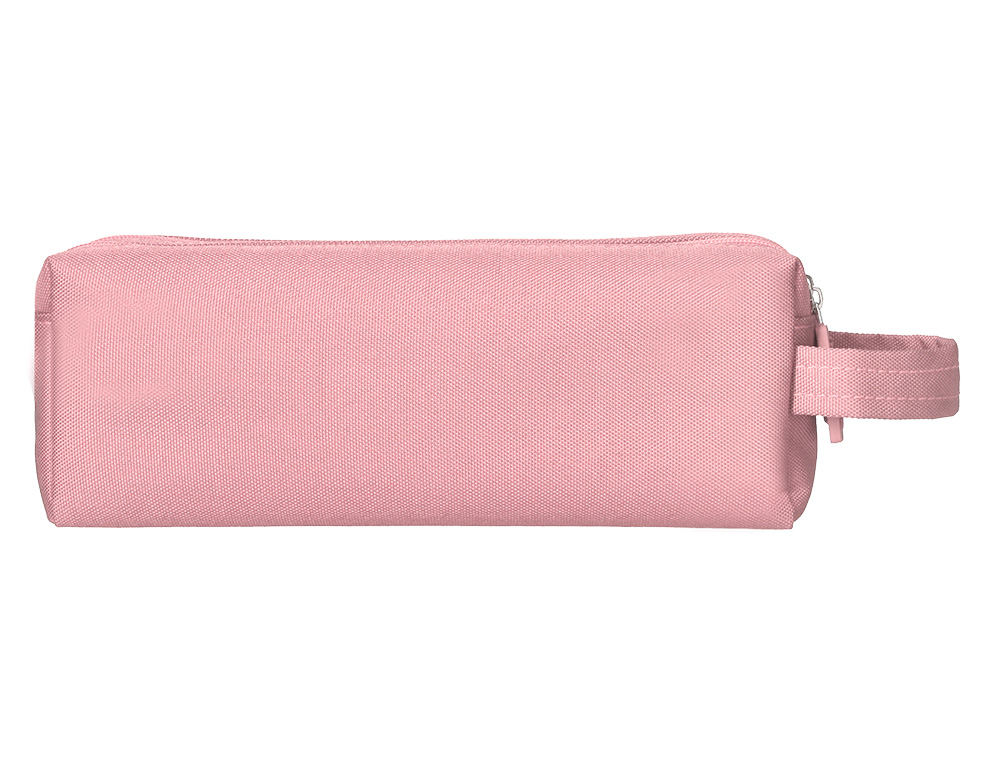 ESTUCHE PORTATODO LIDERPAPEL CLASSIC RECTANGULAR CON ASA 2 CREMALLERAS 210 X80MM ROSA