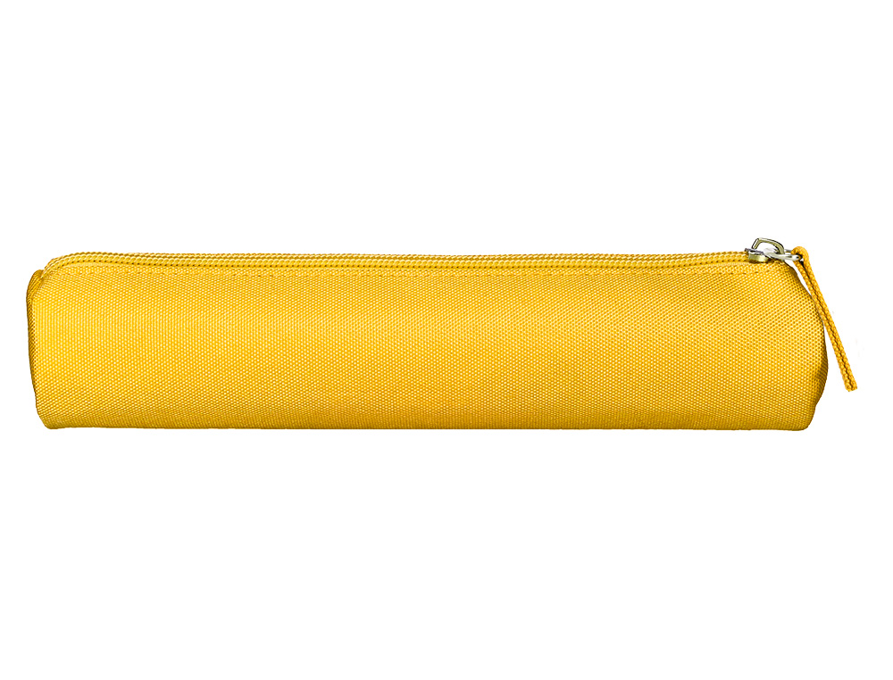 ESTUCHE PORTATODO LIDERPAPEL SLIM CILINDRICO 220X45MM AMARILLO