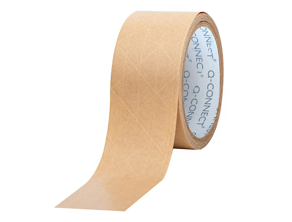 CINTA ADHESIVA Q-CONNECT KRAFT REFORZADO 50 MT X 50 MM PARA EMBALAJE