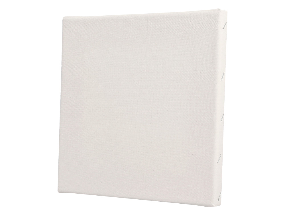 BASTIDOR LIDERCOLOR LIENZO GRAPADO LATERAL ALGODON 100% 20X20 CM