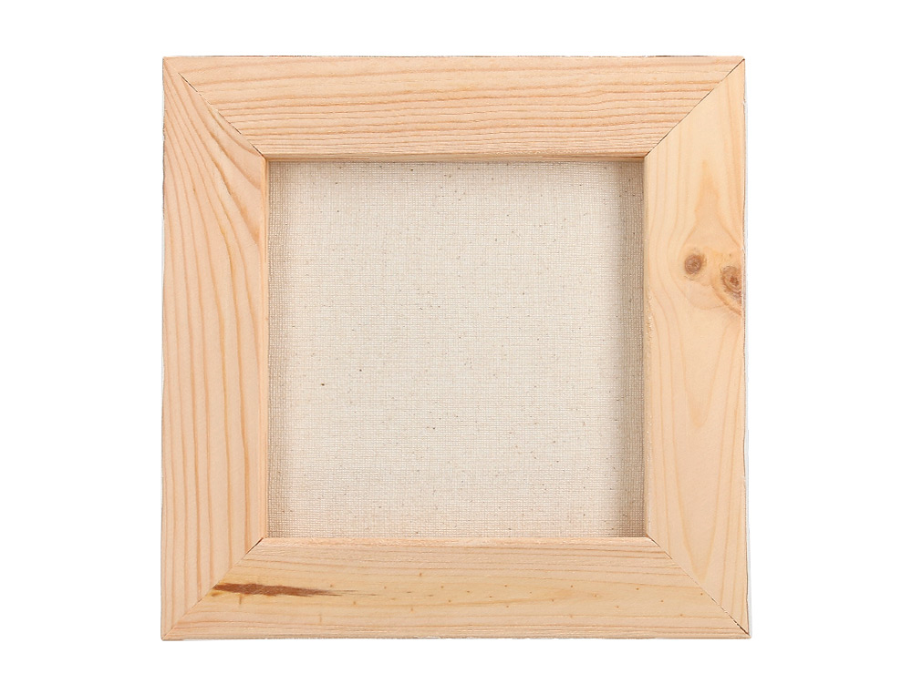 BASTIDOR LIDERCOLOR LIENZO GRAPADO LATERAL ALGODON 100% 30X30 CM