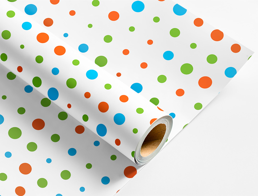 PAPEL DE REGALO LIDERPAPEL TODO AÑO ROLLO ANCHO 70 CM LONGITUD 2 MT GRAMAJE 60 GR DISEÑOS SURTIDOS C-2024