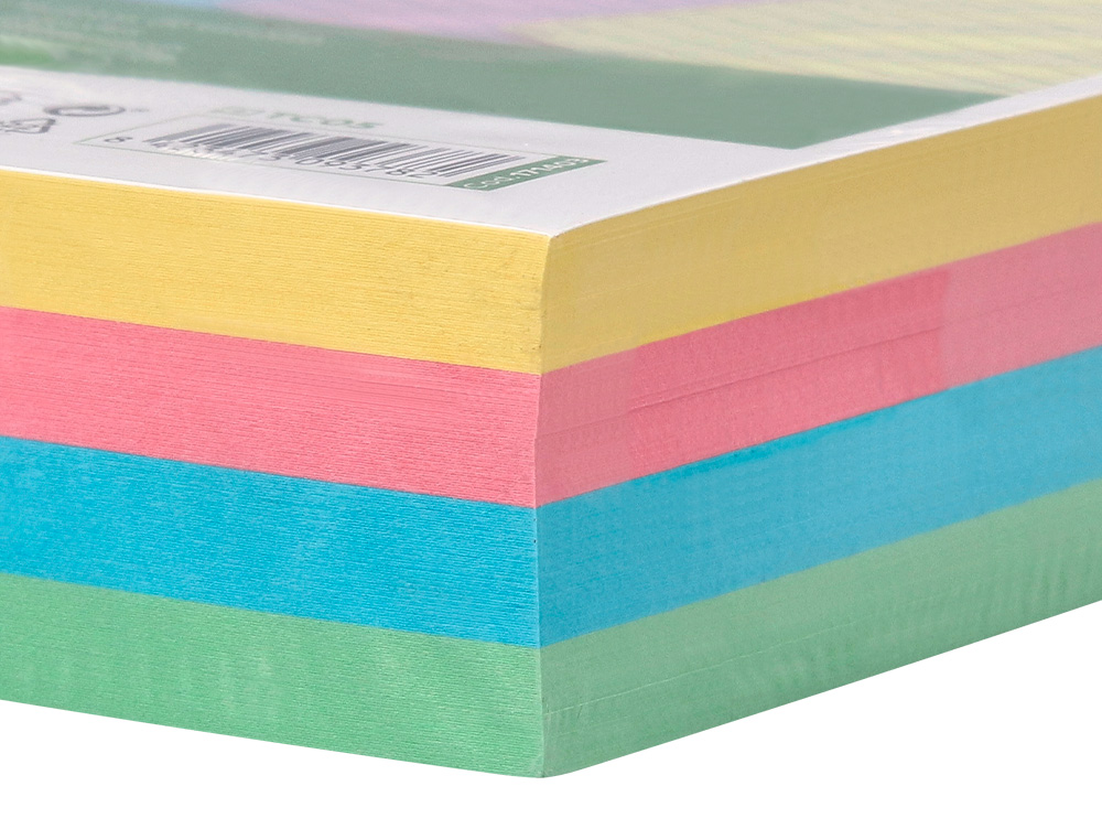 TARJETA LIDERPAPEL PARA ESTUDIAR LISA CARTULINA DE COLORES 170 GR/M2 125X200MM PAQUETE DE 200 UNIDADES