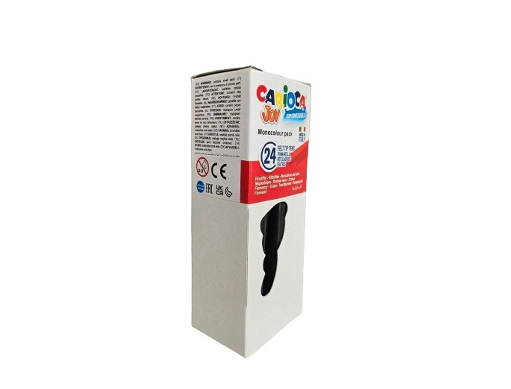 ROTULADOR CARIOCA JOY PUNTA FINA 2,8 MM LAVABLE COLOR NEGRO