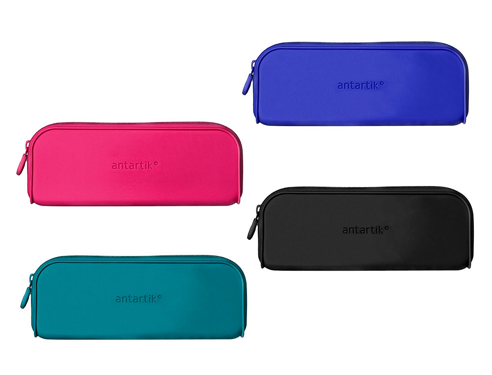 ESTUCHE PORTATODO ANTARTIK PRISMA SOFT RECTANGULAR 185X50X75 MM EXPOSITOR DE 8 UNIDADES COLORES INTENSOS