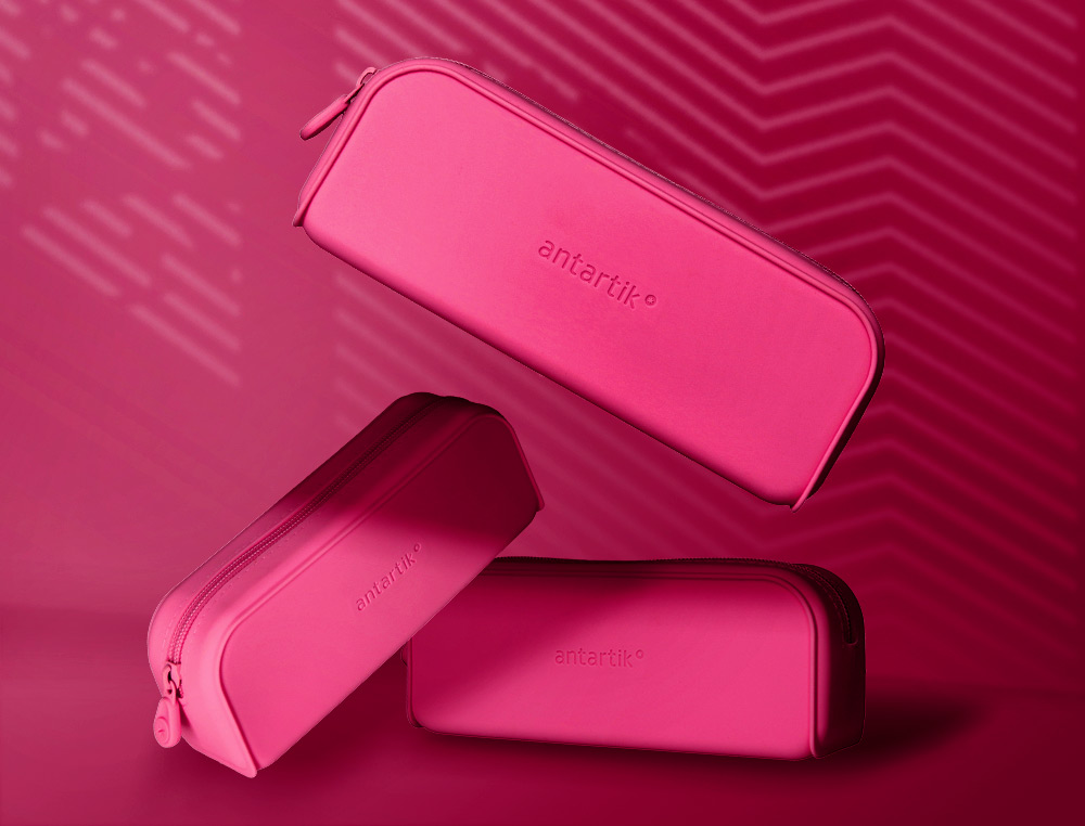 ESTUCHE PORTATODO ANTARTIK PRISMA SOFT RECTANGULAR 185X50X75 MM EXPOSITOR DE 8 UNIDADES COLORES INTENSOS