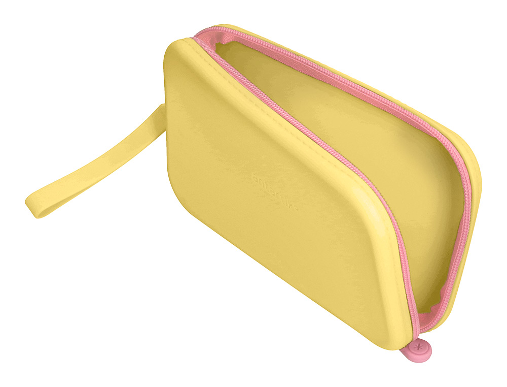 ESTUCHE PORTATODO ANTARTIK TROPICAL DIVE SILICONA SOFT RECTANGULAR 190X120X25 MM COLOR AMARILLO