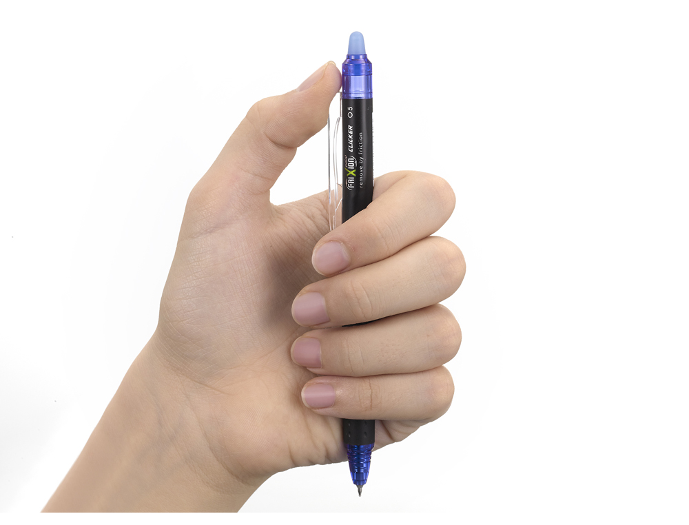 BOLIGRAFO PILOT FRIXION POINT CLICKER BORRABLE 0,5 MM AZUL
