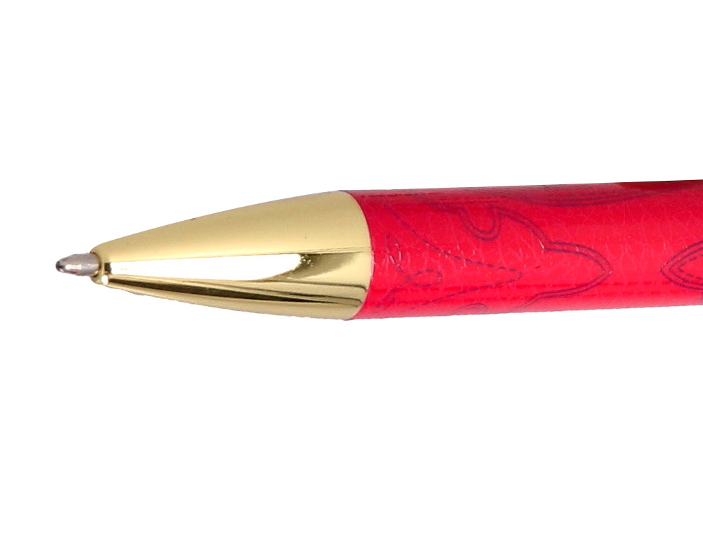 BOLIGRAFO BELIUS WILD WEST ALUMINIO COLOR CELESTE DORADO TINTA COLOR AZUL CAJA DE DISEÑO