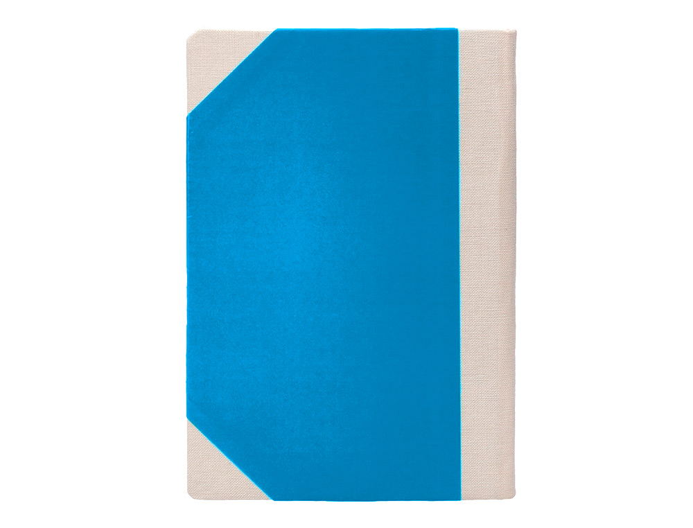LIBRO CARTONE COSIDO FERNANDES FLECHA DIN A4+ LISO 50 HOJAS 100 GR AZUL