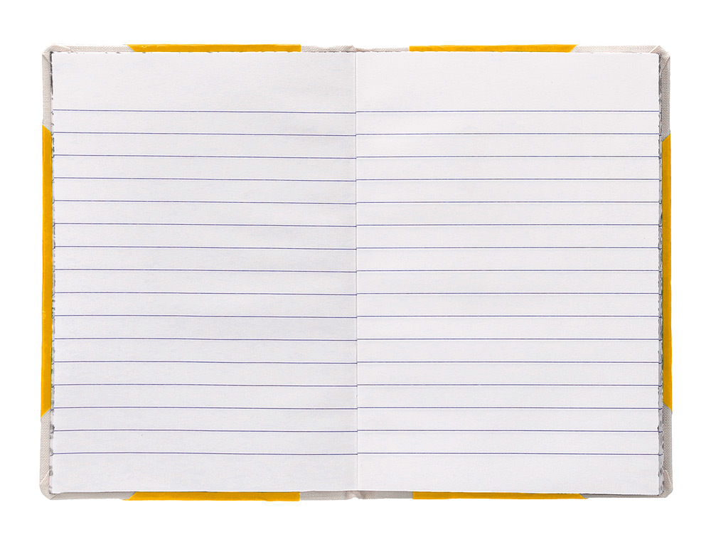 LIBRO CARTONE COSIDO FERNANDES FLECHA DIN A4+ RAYADO HORIZONTAL 50 HOJAS 100 GR AMARILLO