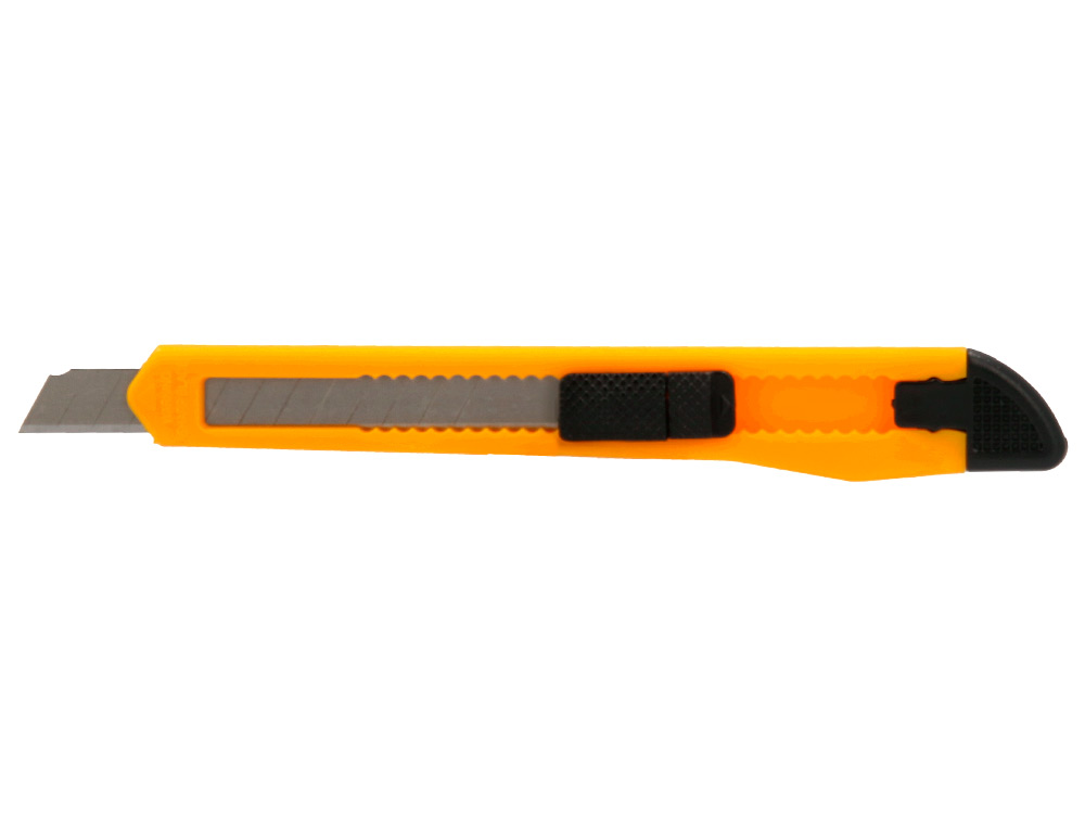 CUTER Q-CONNECT PLASTICO ESTRECHO CUCHILLA 9 MM XD-05