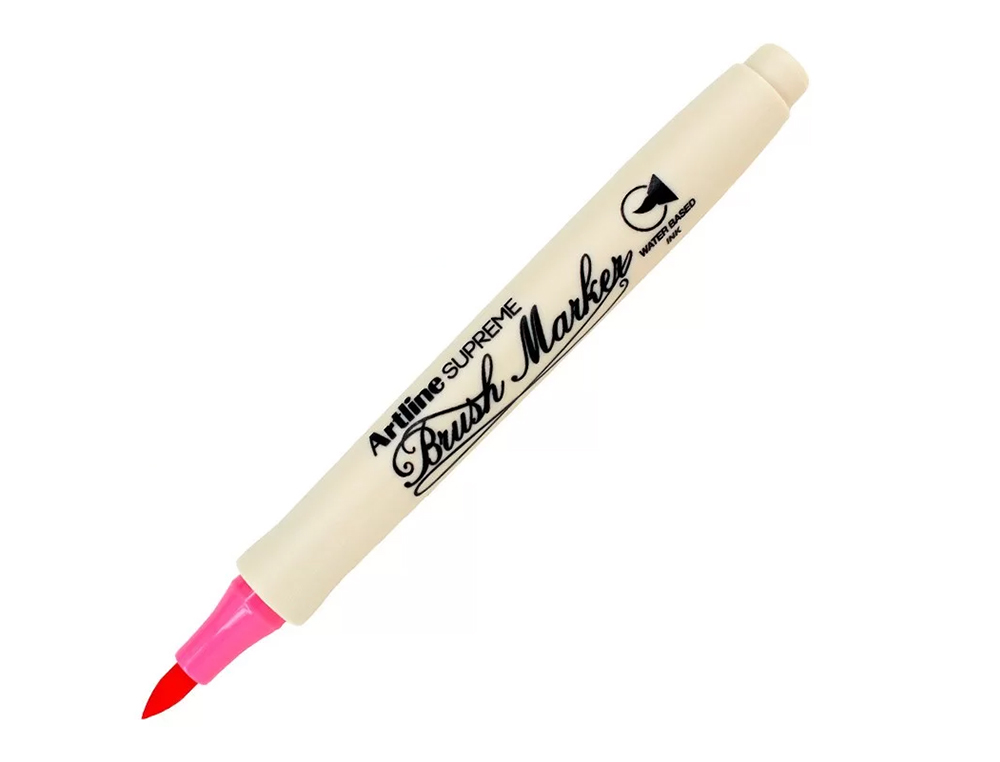 ROTULADOR ARTLINE SUPREME BRUSH PINTURA BASE AGUA PUNTA TIPO PINCEL FINO CAJA 48 UNIDADES COLORES SURTIDOS