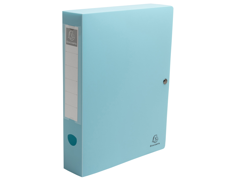 CARPETA DE PROYECTO EXACOMPTA SKANDI POLIPROPILENO RECICLADO DIN A4 LOMO 60MM CIERRE CON PRESION COLORES