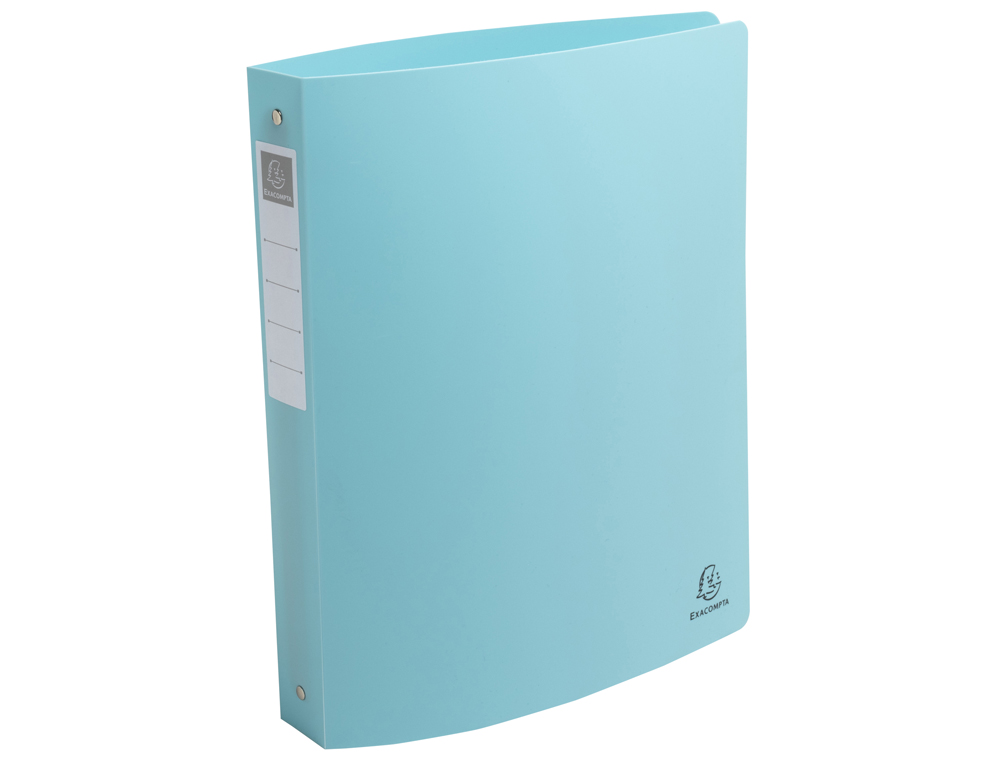 CARPETA DE 4 ANILLAS 30 MM EXACOMPTA SKANDI DIN A4+ POLIPROPILENO RECICLADO COLORES SURTIDOS