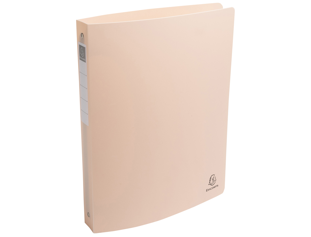 CARPETA DE 4 ANILLAS 30 MM EXACOMPTA SKANDI DIN A4+ POLIPROPILENO RECICLADO COLORES SURTIDOS