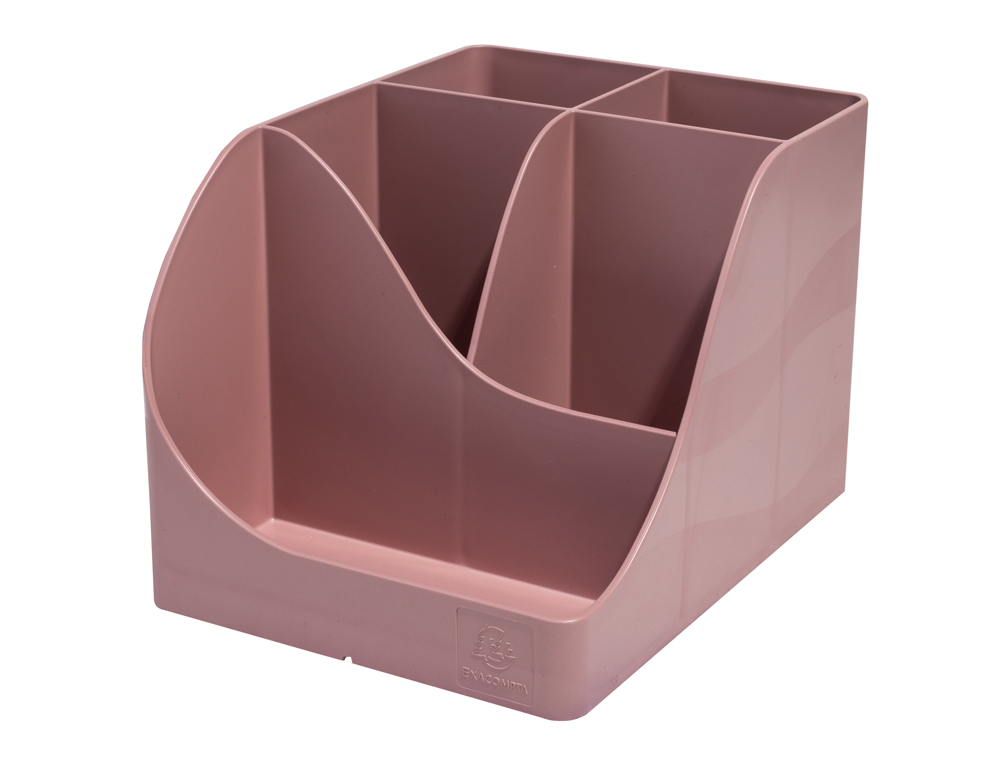 ORGANIZADOR DE SOBREMESA EXACOMPTA SKANDI COLOR ROSA VIEJO 155X119X109 MM