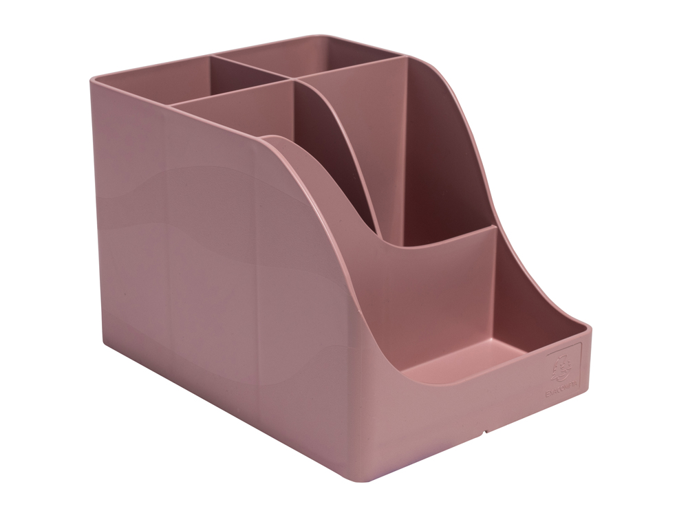 ORGANIZADOR DE SOBREMESA EXACOMPTA SKANDI COLOR ROSA VIEJO 155X119X109 MM