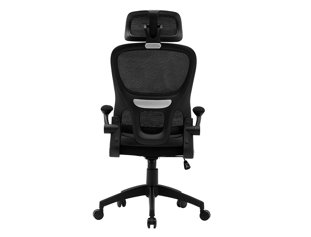 SILLA Q-CONNECT DIRECCION SORRENTO MALLA BASE METALICA ALT MAX 1320 ANC 650 PROF 600 MM RUEDAS PREMIUM NEGRO