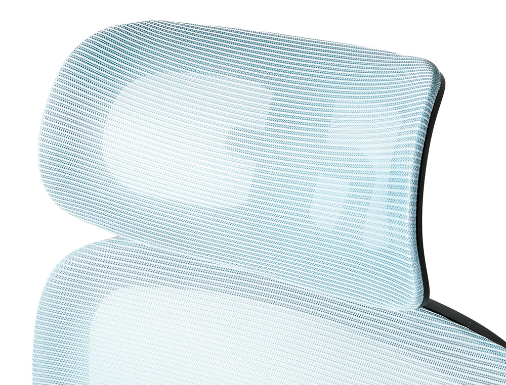 SILLA Q-CONNECT DIRECCION SORRENTO MALLA BASE METALICA ALT MAX 1320 ANC 650 PROF 600 MM RUEDAS PREMIUM AZUL GRIS