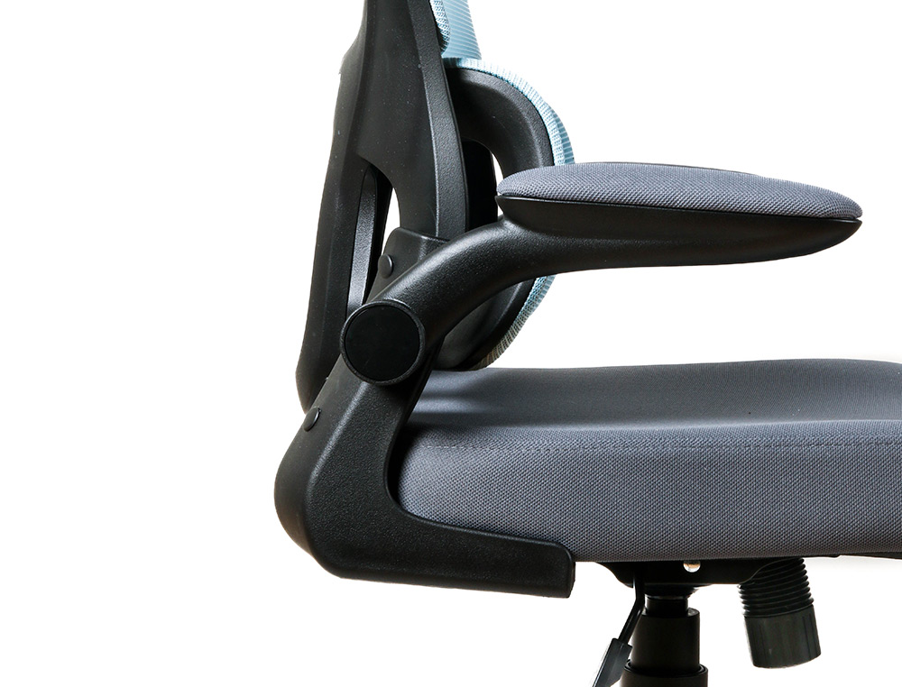 SILLA Q-CONNECT DIRECCION SORRENTO MALLA BASE METALICA ALT MAX 1320 ANC 650 PROF 600 MM RUEDAS PREMIUM AZUL GRIS