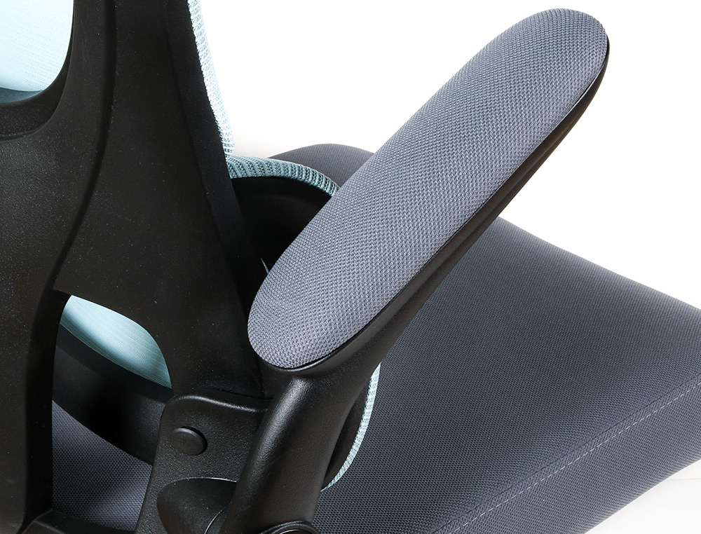SILLA Q-CONNECT DIRECCION SORRENTO MALLA BASE METALICA ALT MAX 1320 ANC 650 PROF 600 MM RUEDAS PREMIUM AZUL GRIS