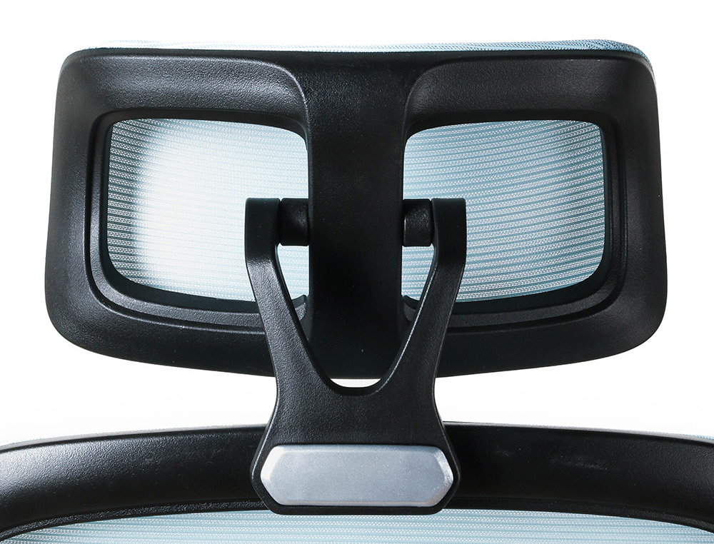 SILLA Q-CONNECT DIRECCION SORRENTO MALLA BASE METALICA ALT MAX 1320 ANC 650 PROF 600 MM RUEDAS PREMIUM AZUL GRIS