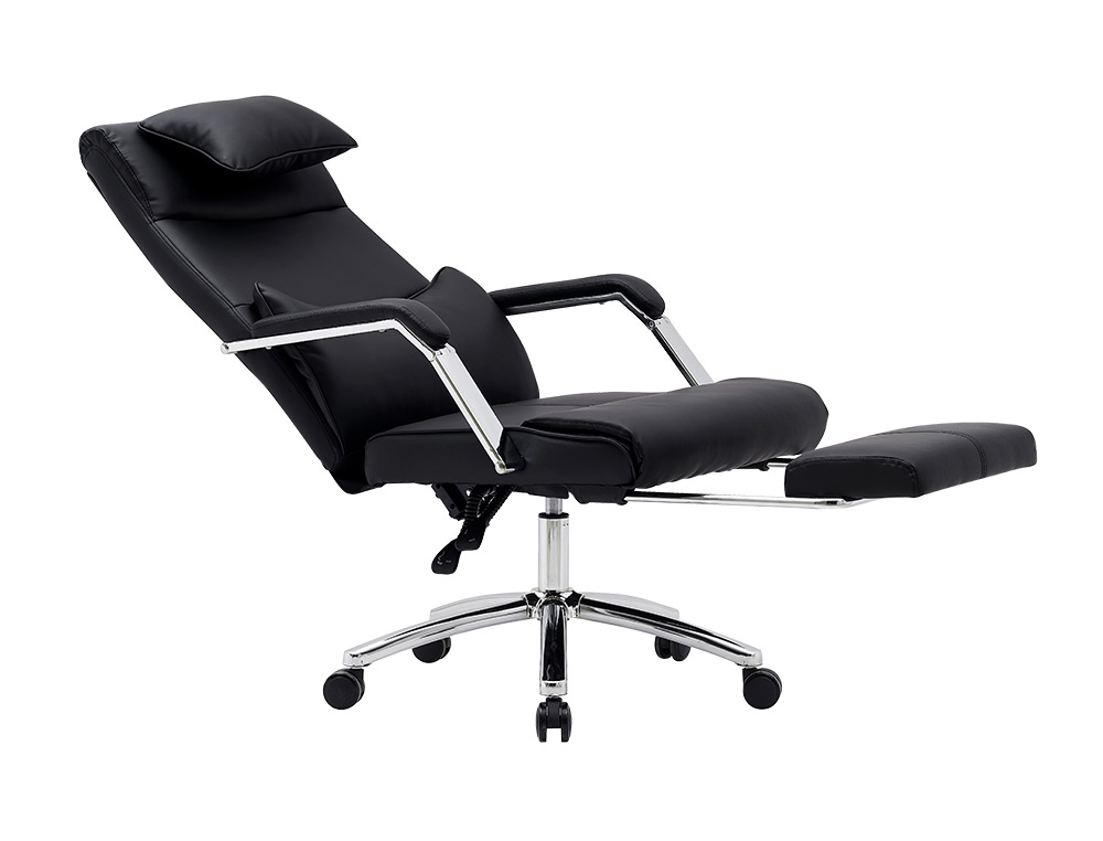SILLA Q-CONNECT DIRECCION RAVENNA SIMIL PIEL BASE METALICA ALT MAX 1300 ANC 670 PROF 730 MM RUEDAS PREMIUM