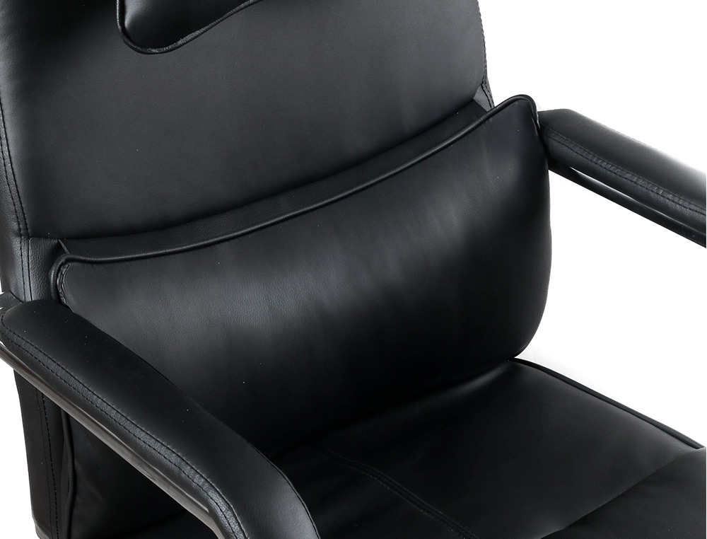 SILLA Q-CONNECT DIRECCION RAVENNA SIMIL PIEL BASE METALICA ALT MAX 1300 ANC 670 PROF 730 MM RUEDAS PREMIUM