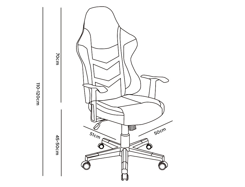 SILLA Q-CONNECT GAMING ORVIETO SIMIL PIEL BASE METALICA ALT MAX 1200 ANC 650 PROF 650 MM RUEDAS PREMIUM NEGRO ROJO