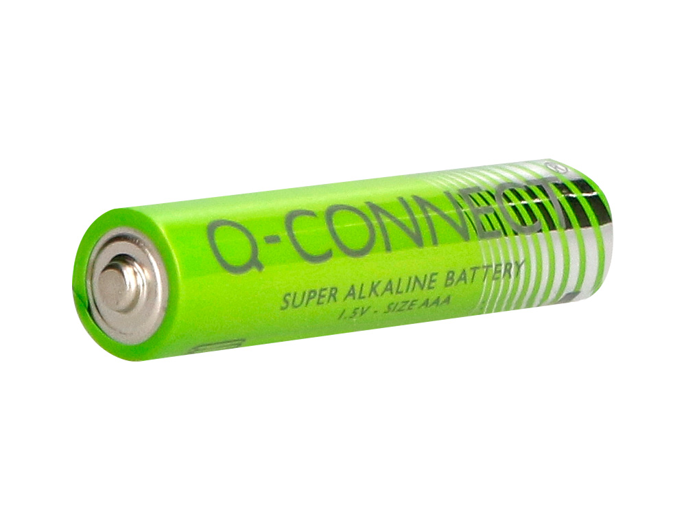 PILA Q-CONNECT ALCALINA AAA BLISTER CON 12 UNIDADES