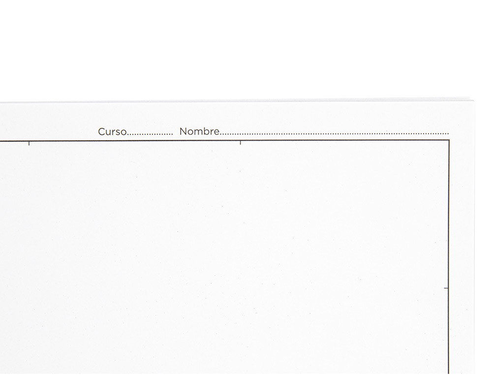 BLOC DIBUJO LIDERPAPEL LINEAL VANGUARDIA 230X325MM 20 HOJAS 130G/M2 CON RECUADRO PERFORADO