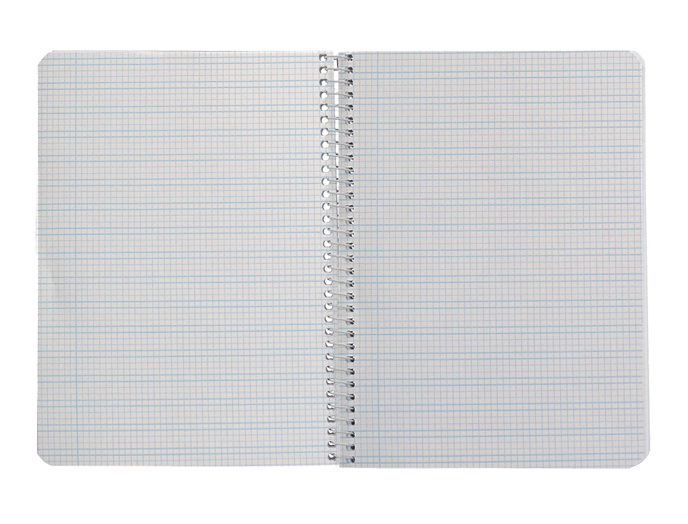 CUADERNO ESPIRAL LIDERPAPEL A5 PAUTAGUIA TAPA BLANDA 40H 75 GR CUADRO PAUTADO 2,5MM COLOR AMARILLO