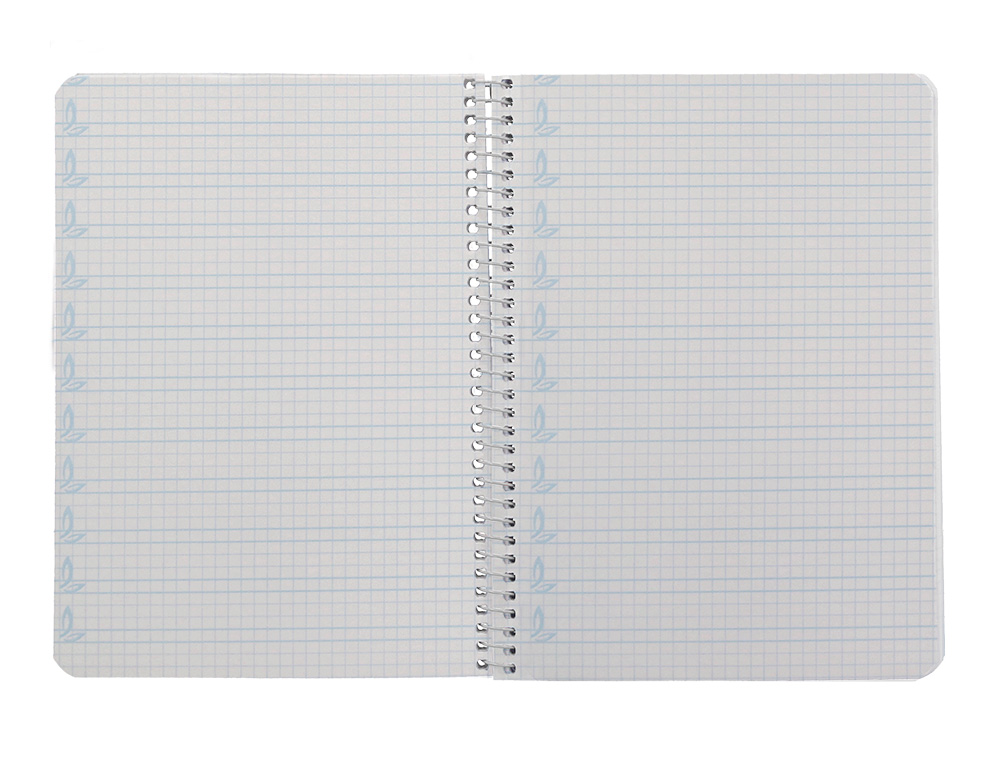 CUADERNO ESPIRAL LIDERPAPEL A5 PAUTAGUIA TAPA BLANDA 40H 75 GR CUADRO PAUTADO 4MM COLOR NARANJA