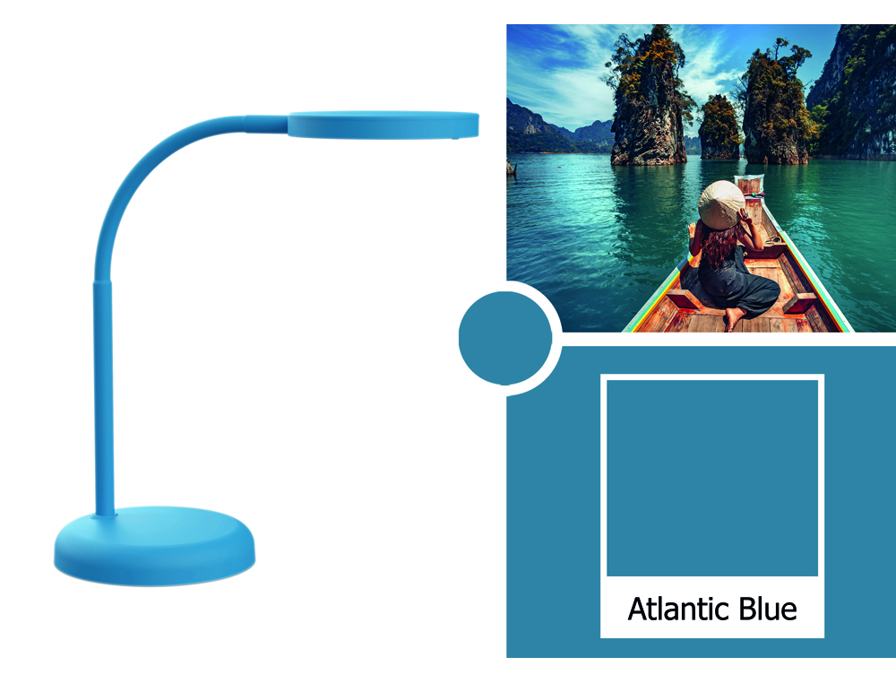 LAMPARA DE ESCRITORIO MAUL LED JOY COLOR AZUL 137X335X358 MM