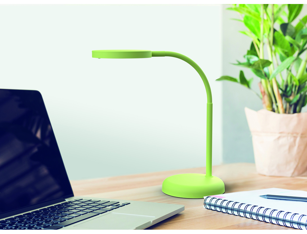 LAMPARA DE ESCRITORIO MAUL LED JOY COLOR VERDE LIMA 137X335X358 MM