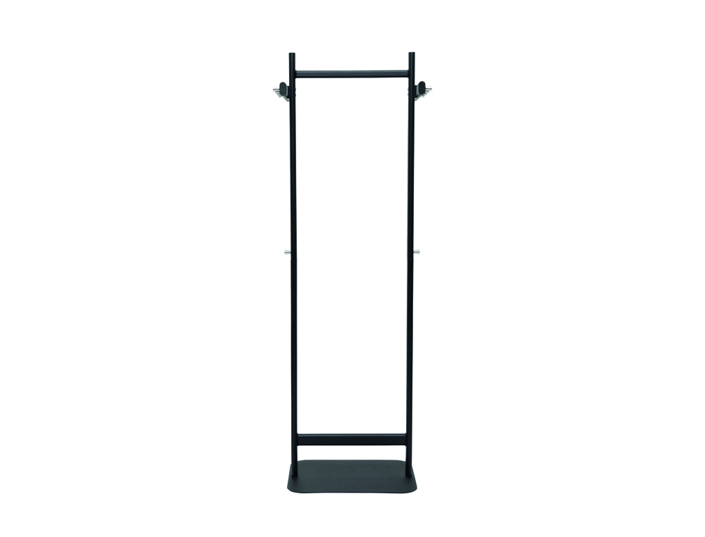 PERCHERO METALICO MAUL SALSA 8 COLGADORES COLOR NEGRO 520X1730X400 MM