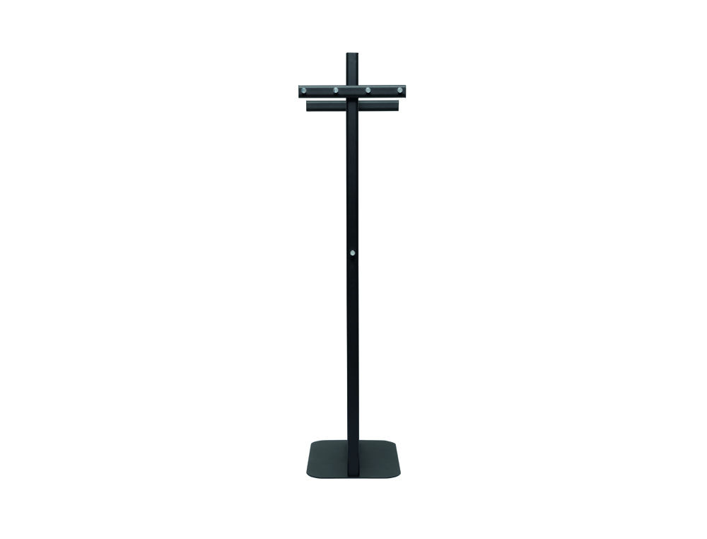 PERCHERO METALICO MAUL SALSA 8 COLGADORES COLOR NEGRO 520X1730X400 MM